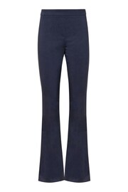 Long Tall Sally Blue Bi-Stretch Bootcut Trousers - Image 3 of 3
