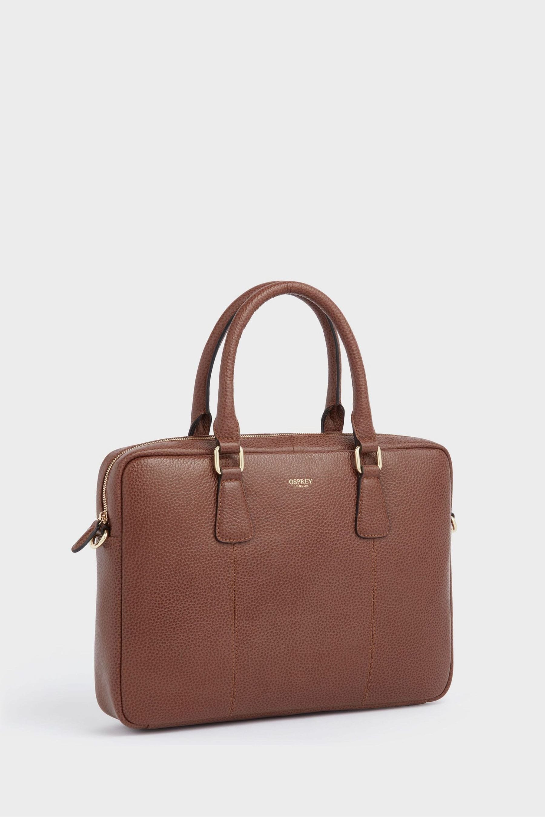 Buy OSPREY LONDON Red The Adaline Leather Laptop Bag from Next Germany