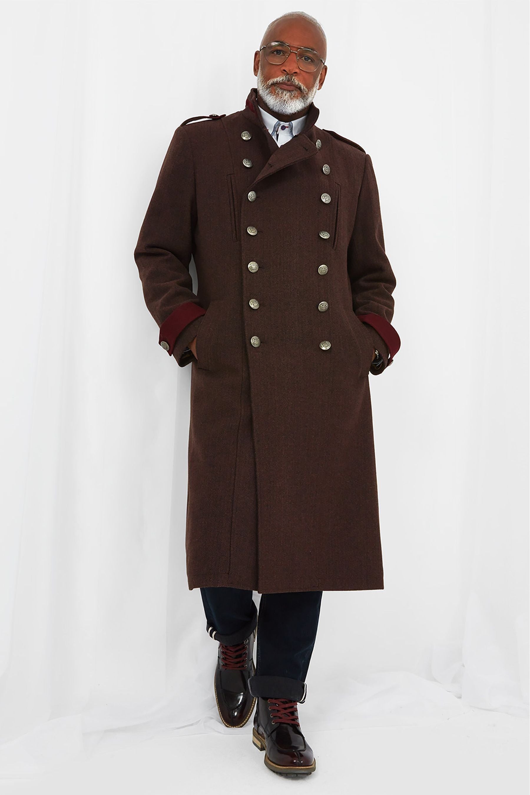 Buy Joe Browns Brown Longline Double Breasted Military Style Trench Coat from Next Ireland
