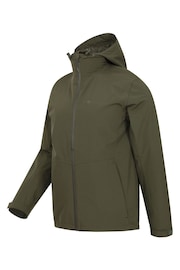 Mountain Warehouse Green Covert Mens Lightweight, Waterproof Outdoor Jacket - Image 3 of 4