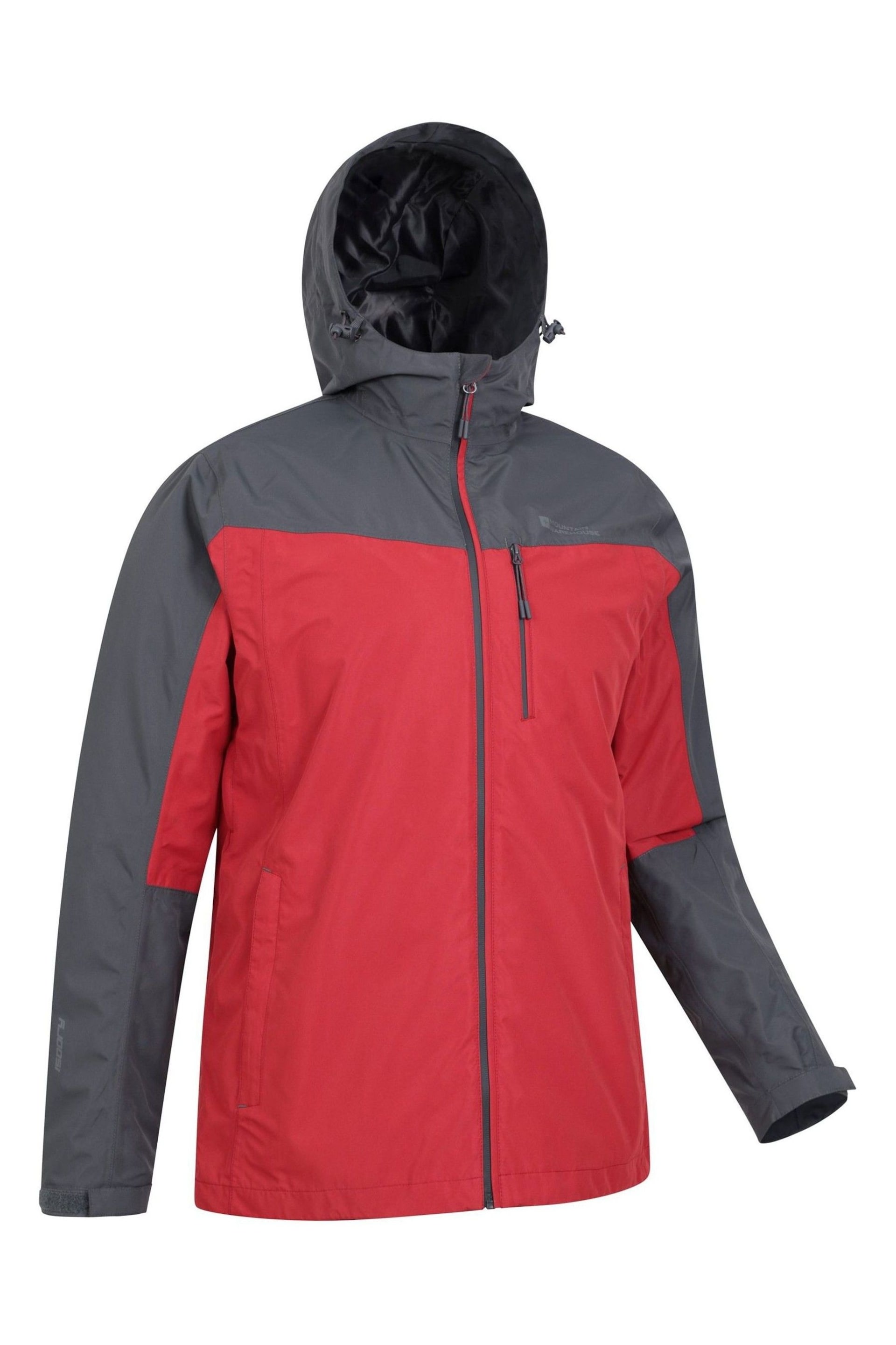 Mountain Warehouse Red Mens Brisk Extreme Waterproof Jacket - Image 2 of 5