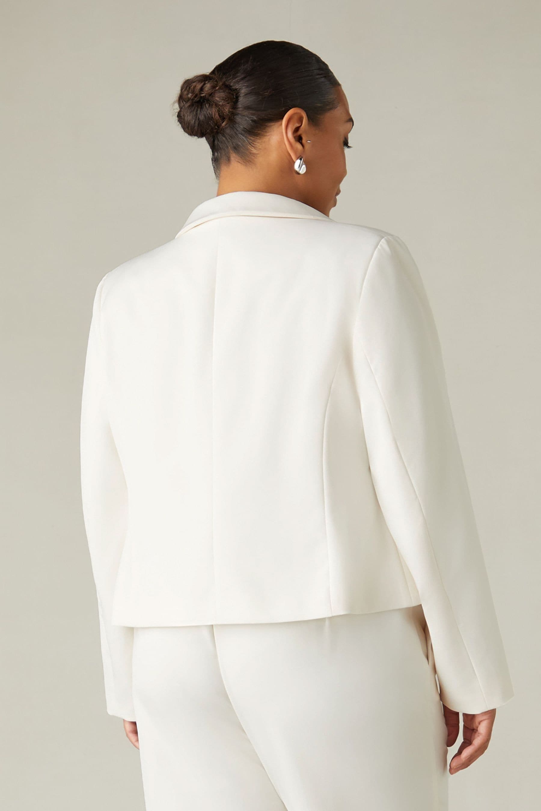 Ivory tailored jacket online
