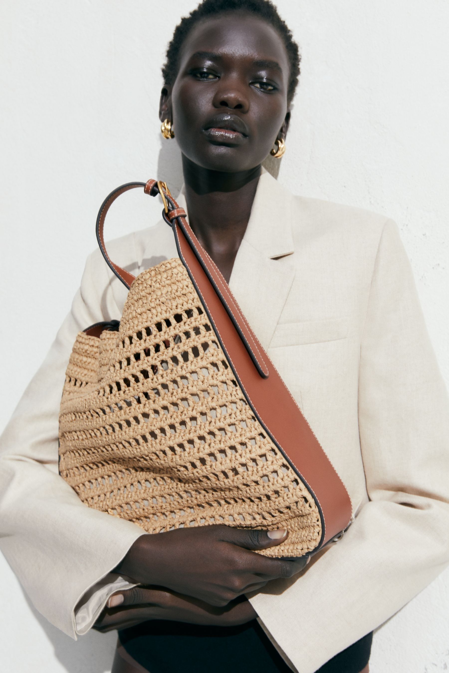Buy Mango Natural Fibre Sack Bag from the Next UK online shop