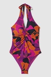 Florere Printed Twist Front Swimsuit - Image 2 of 5