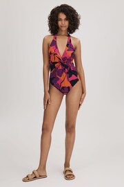 Florere Printed Twist Front Swimsuit - Image 5 of 5