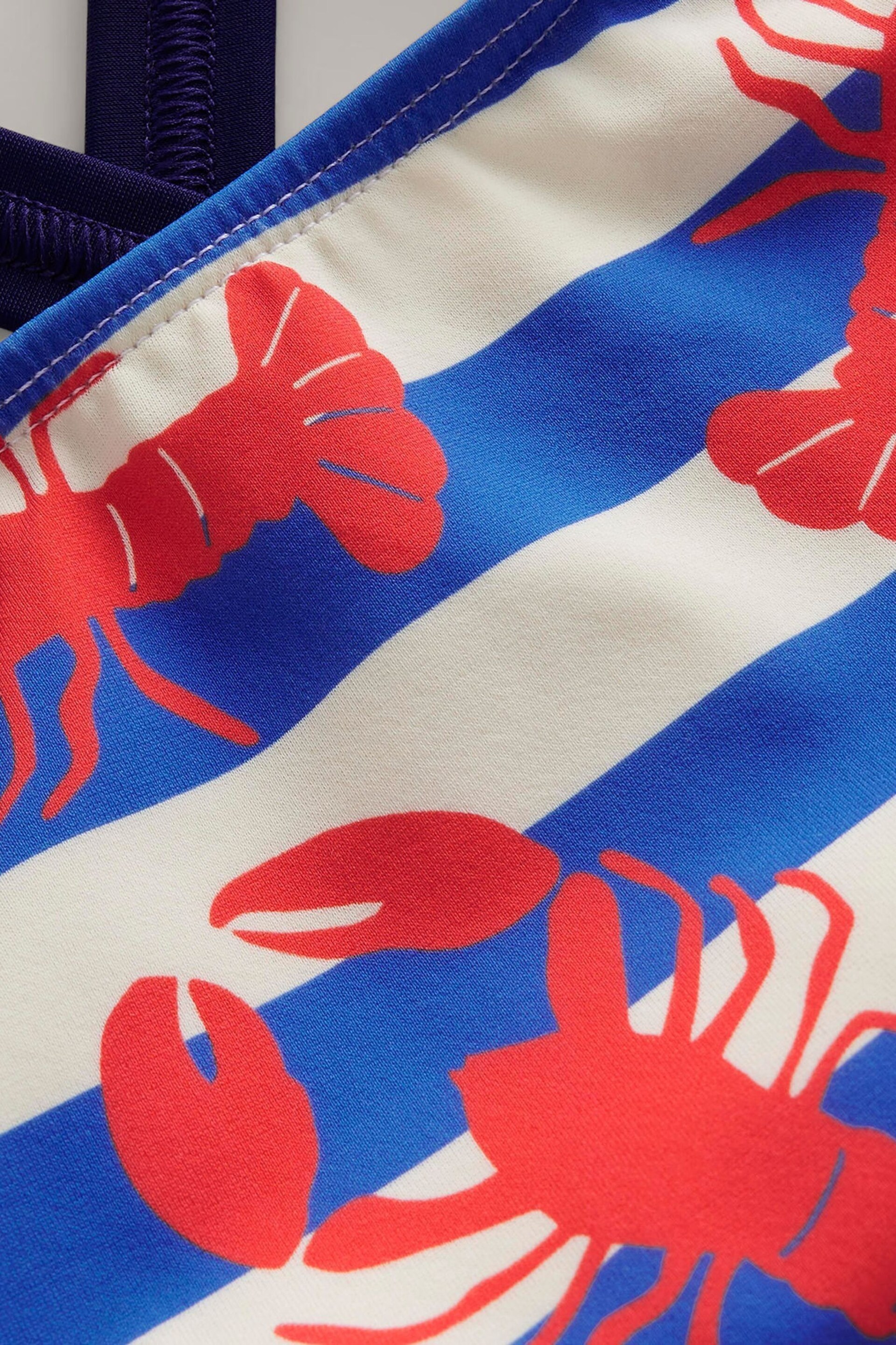 Boden Pink Cross-Back Printed Swimsuit - Image 3 of 3