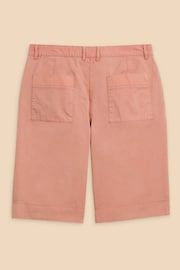 White Stuff Pink Hayley Organic Chino Shorts - Image 5 of 6