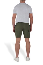 Raging Bull Green Stretch Waist Jersey Cargo Short - Image 2 of 5