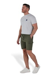 Raging Bull Green Stretch Waist Jersey Cargo Short - Image 3 of 5