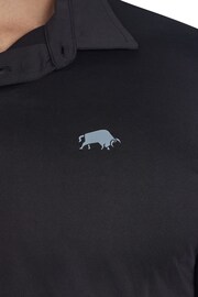 Raging Bull Golf Tech Polo Black Shirt - Image 4 of 5