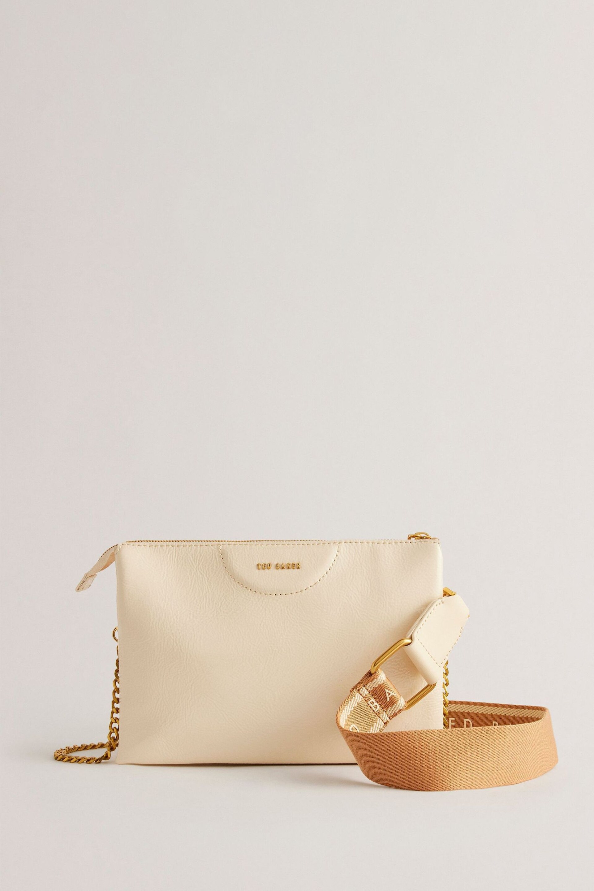 Ted Baker Cream Esille Webbing Cross-Body Bag - Image 2 of 5