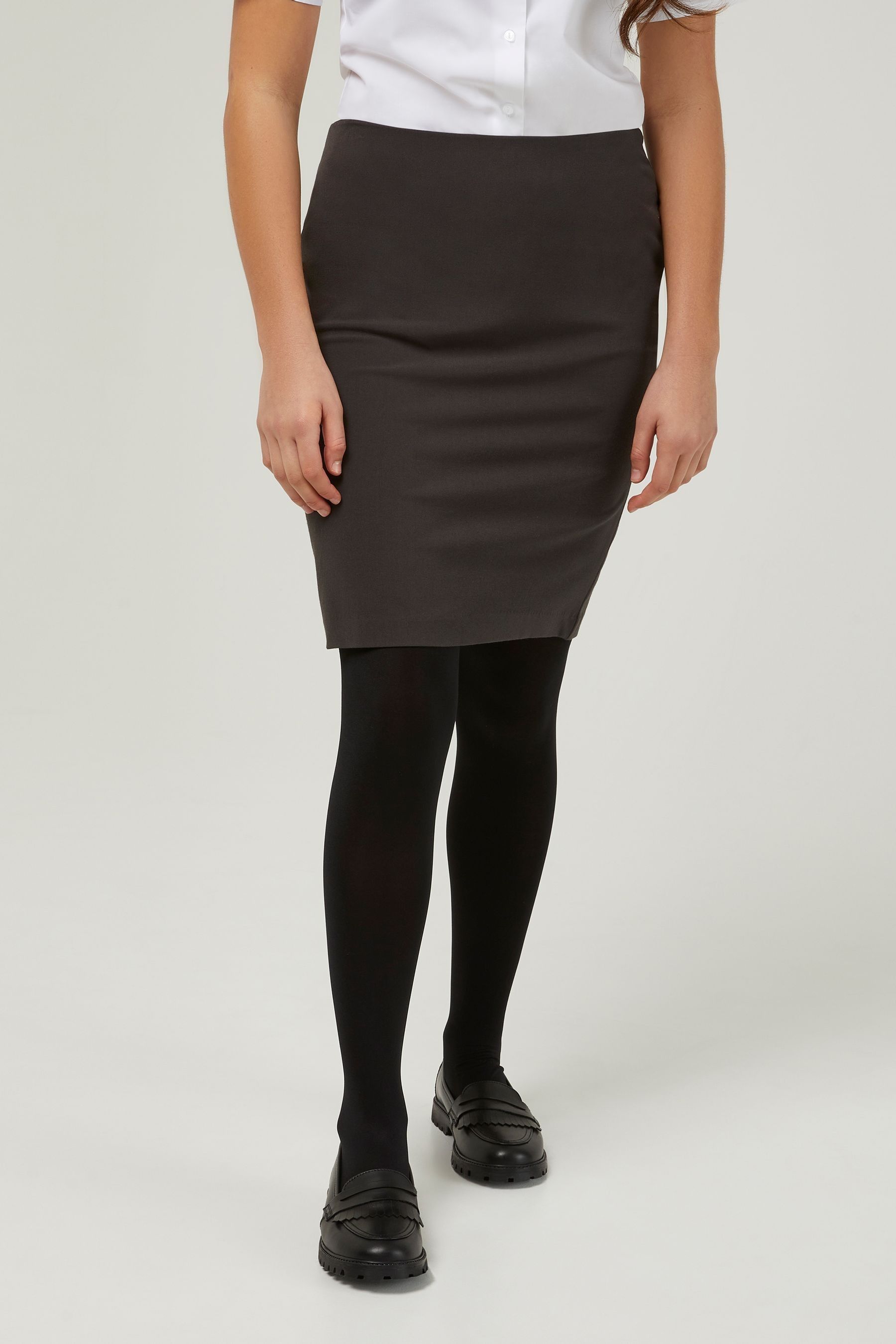 Grey pencil skirt 5t best sale
