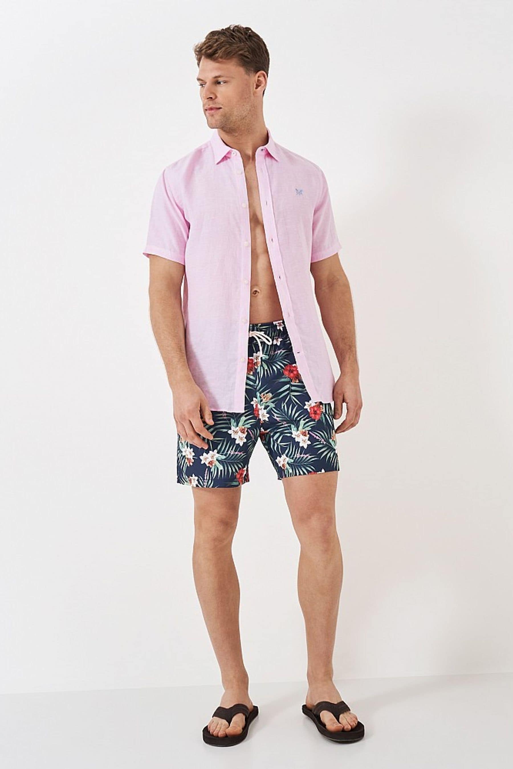 Buy Crew Clothing Hawaiian Print Shorts from Next Luxembourg