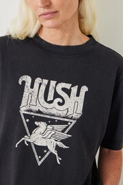 Hush Black Pegasus Graphic T-Shirt - Image 4 of 4