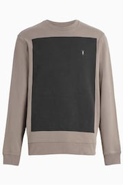 AllSaints Brown Lobke Crew Sweat Top - Image 6 of 6