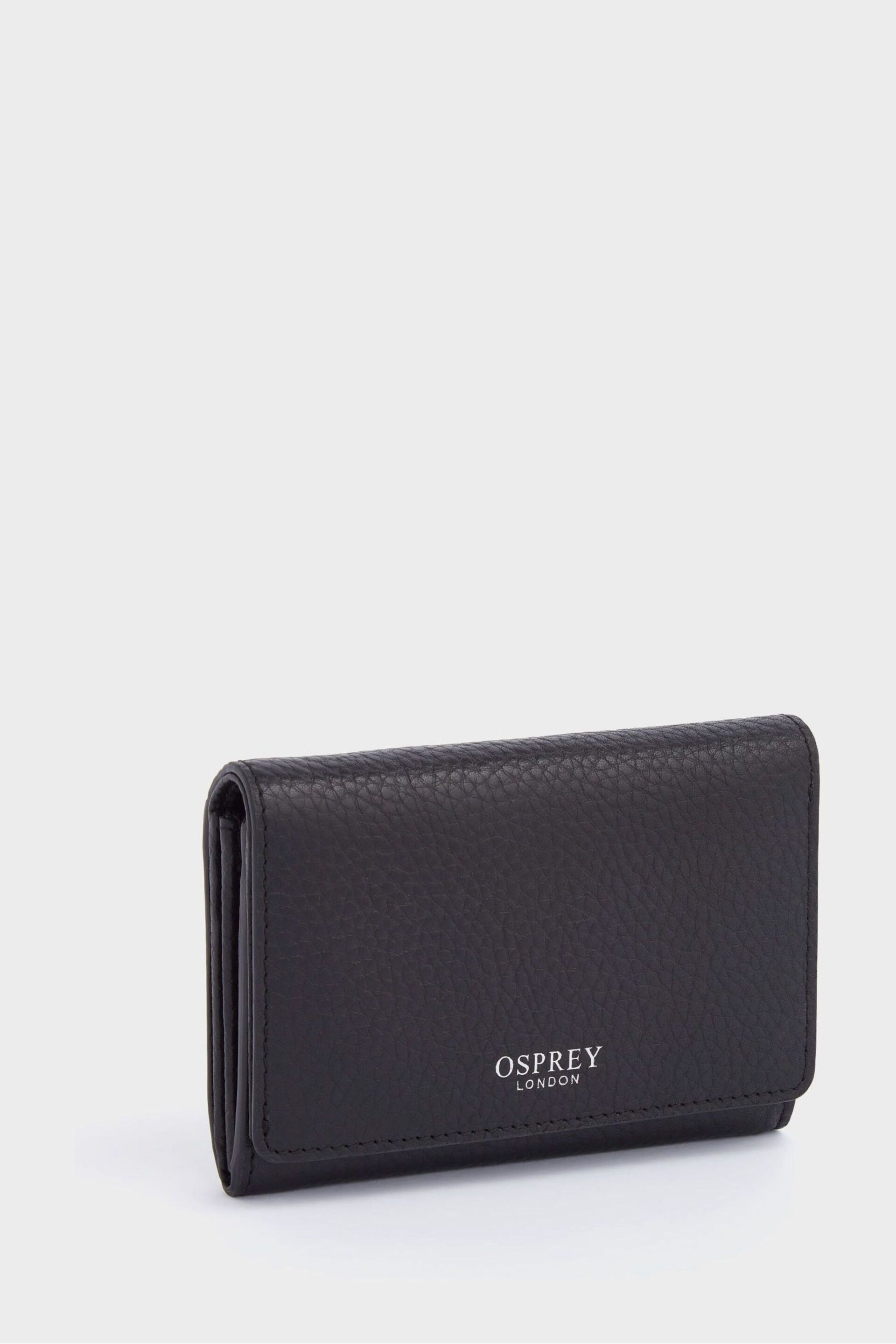 OSPREY LONDON The Rita Medium Leather Matinee Black Purse - Image 2 of 4