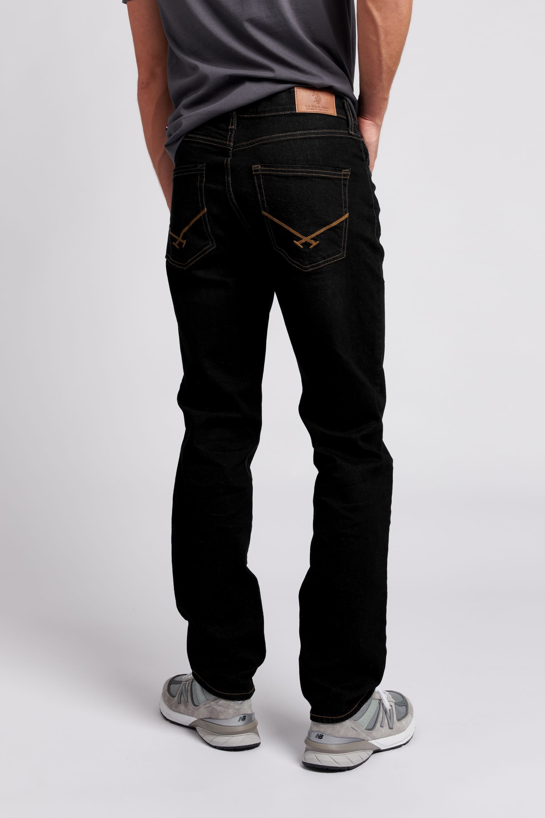 U.S. Polo Assn. Black Mens 5 Pocket Denim Jeans