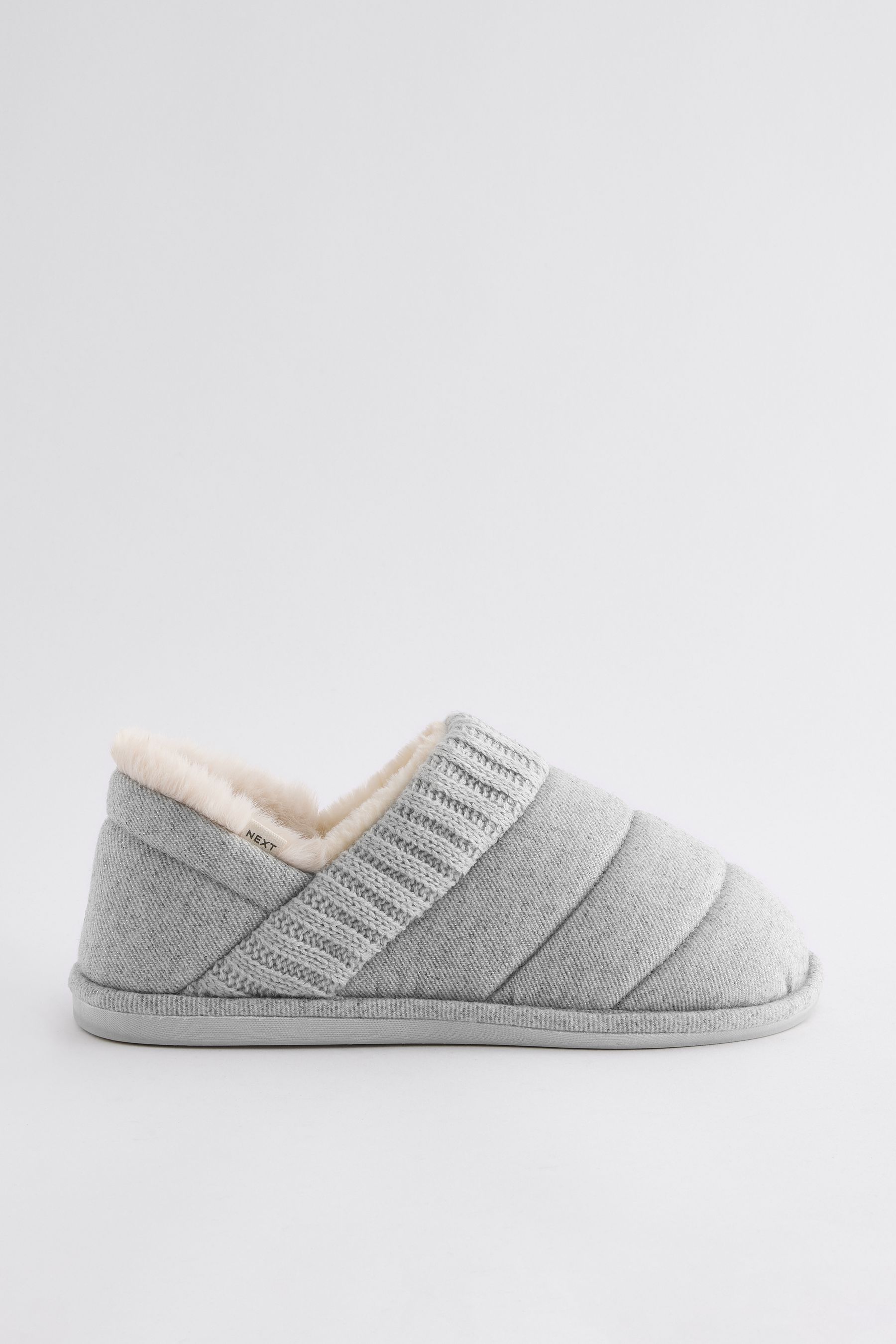 Next grey women's slippers clearance
