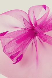 Accessorize Pink Rhea Large Crin Fascinator - Image 3 of 4