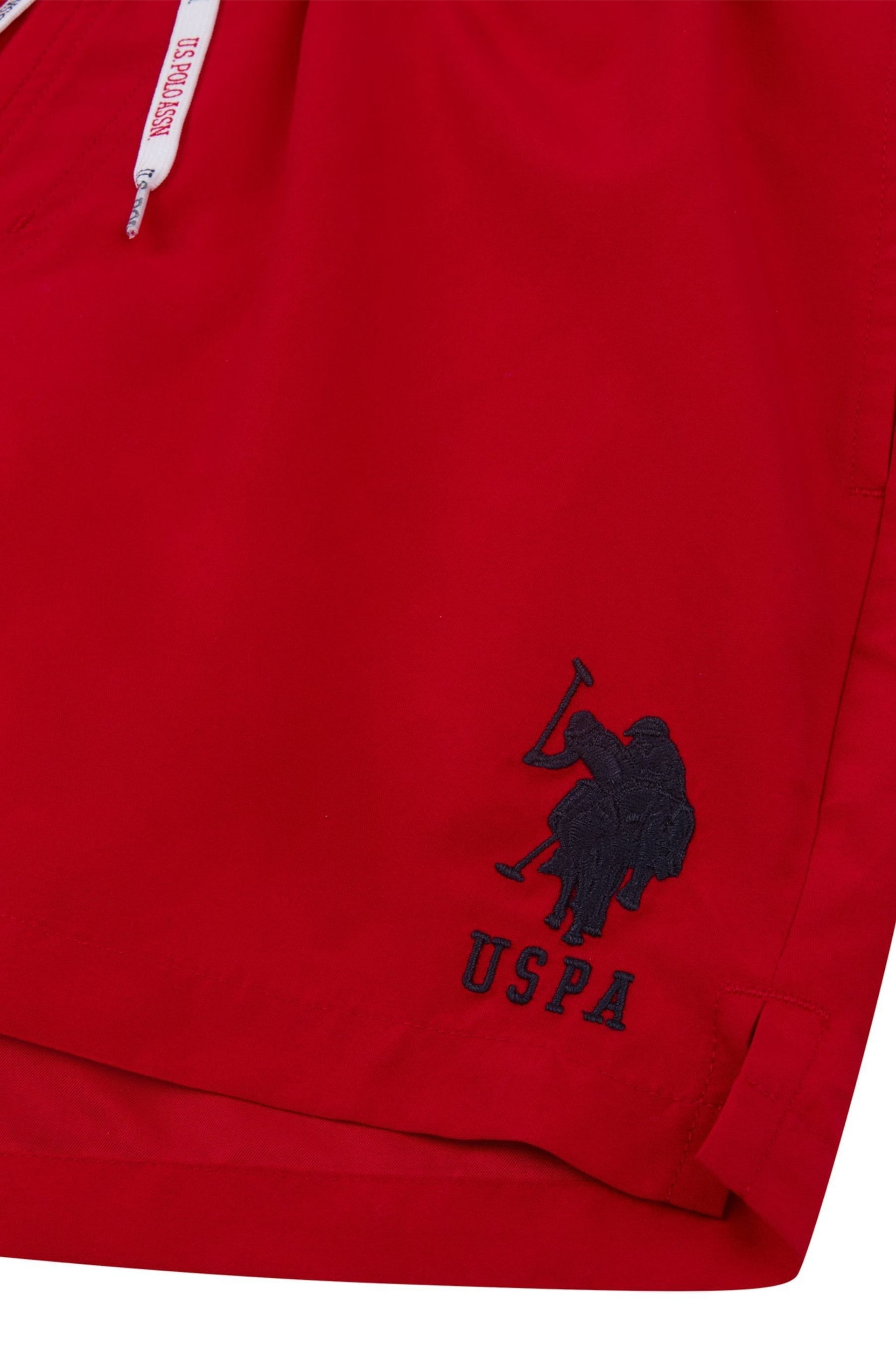 U.S. Polo Assn. Mens Red Player 3 Swim Shorts - Image 3 of 5