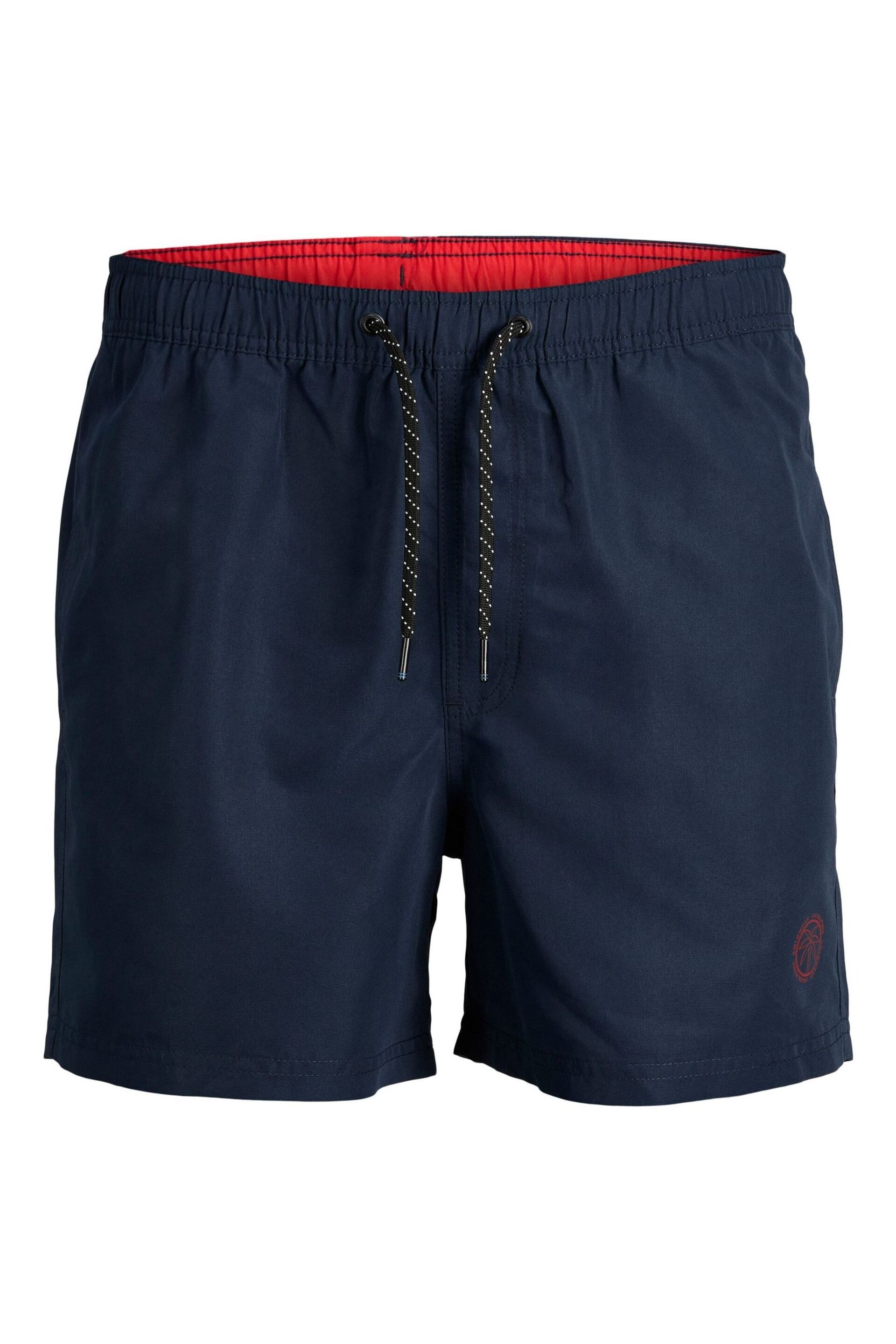 JACK & JONES Blue Swim Shorts With Contrast Lining - Image 6 of 7