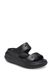 Crocs Black Classic Crush Sandals - Image 1 of 6