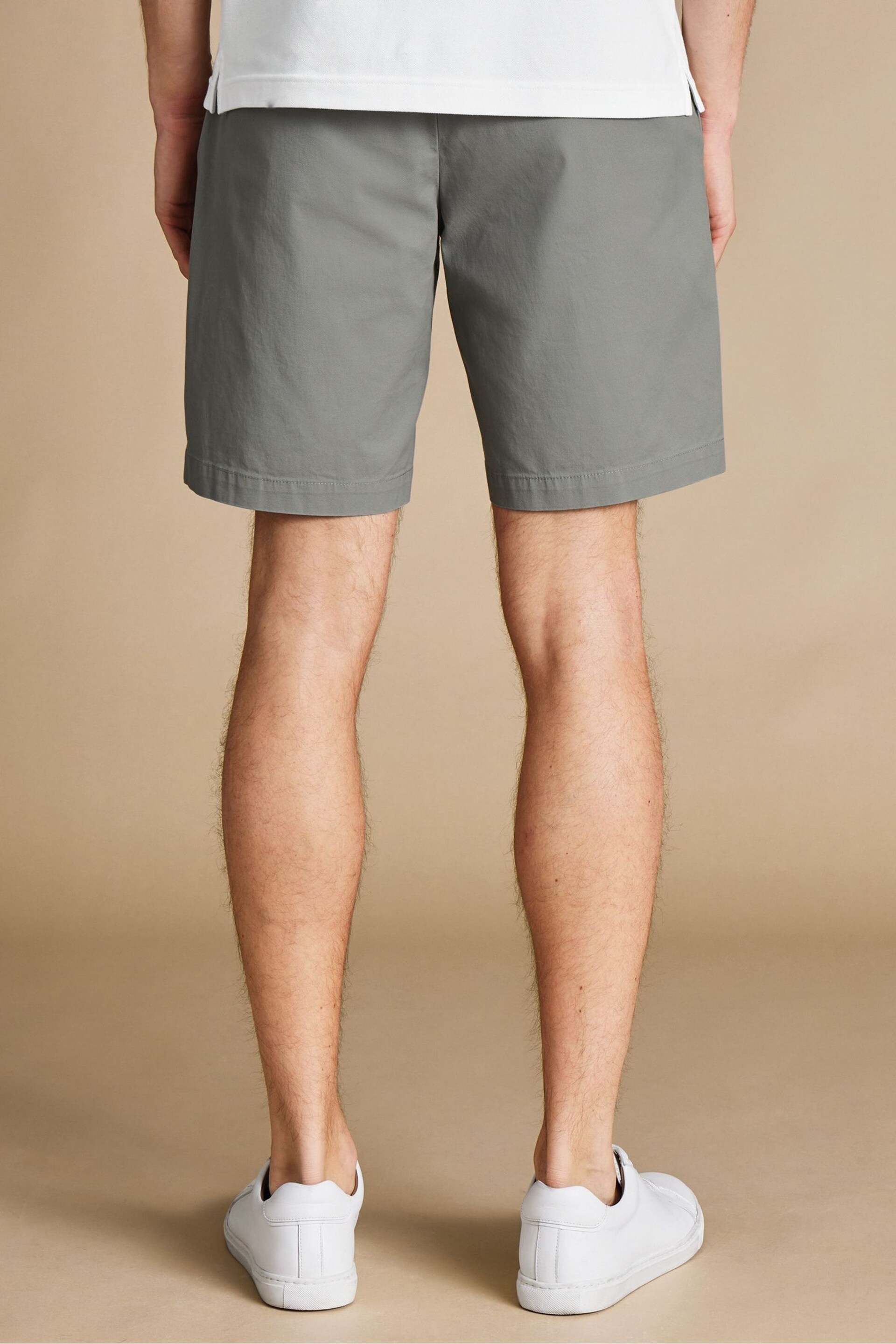 Charles Tyrwhitt Grey Cotton Shorts - Image 2 of 6