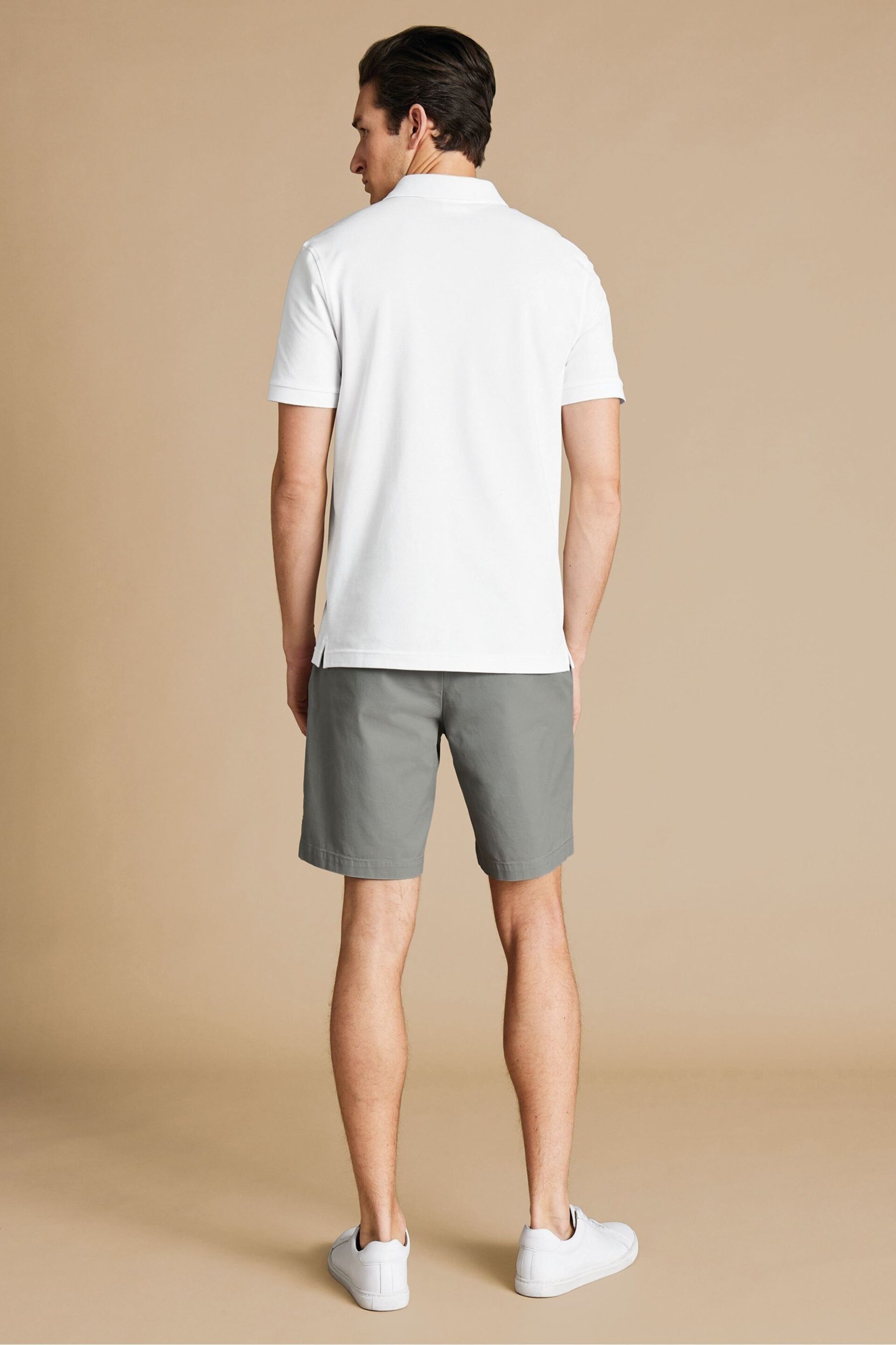 Charles Tyrwhitt Grey Cotton Shorts - Image 3 of 6