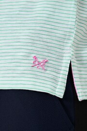 Crew Clothing Perfect Striped Crew Slub T-Shirt - Image 3 of 4