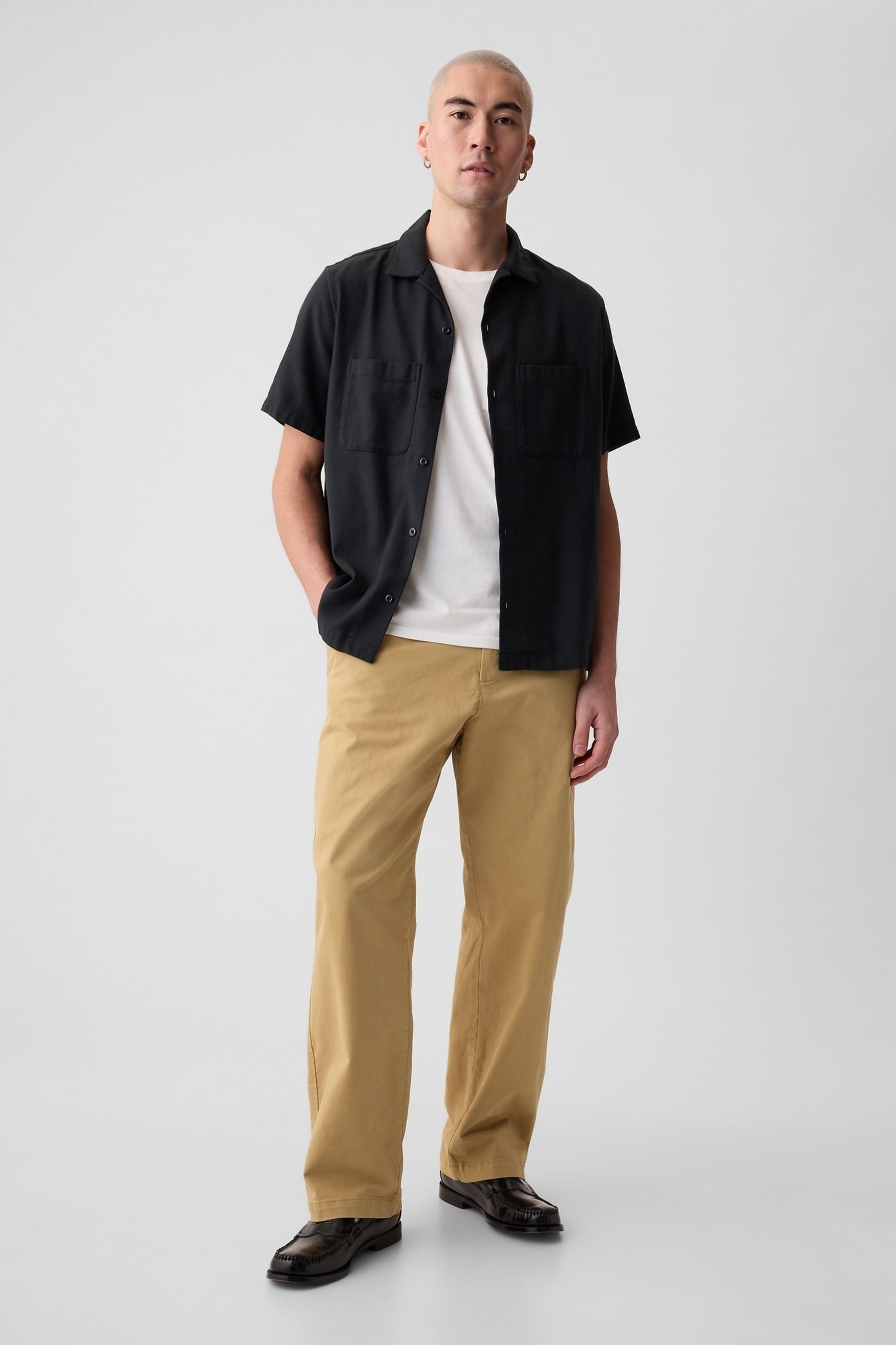 Buy Gap Brown 90 s Loose Fit Stretch Chino Trousers from the Next UK online shop