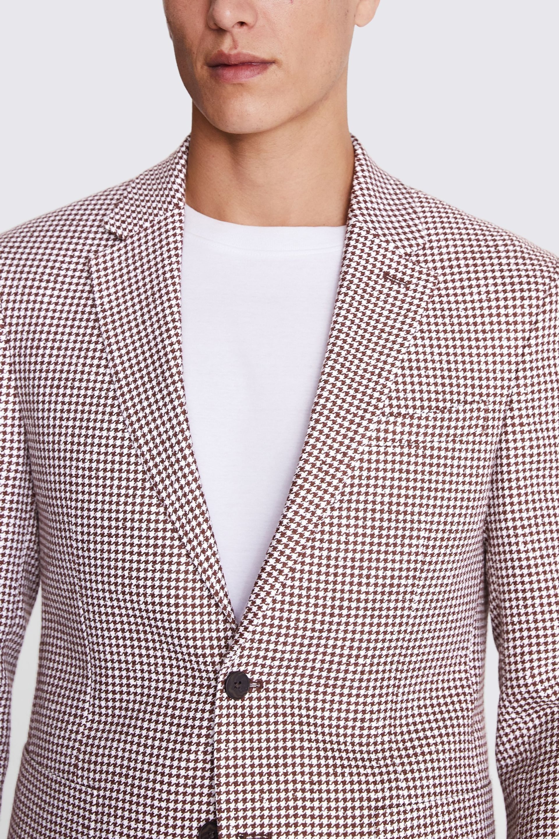 MOSS Tailored Fit Houndstooth Jacket - Image 5 of 6