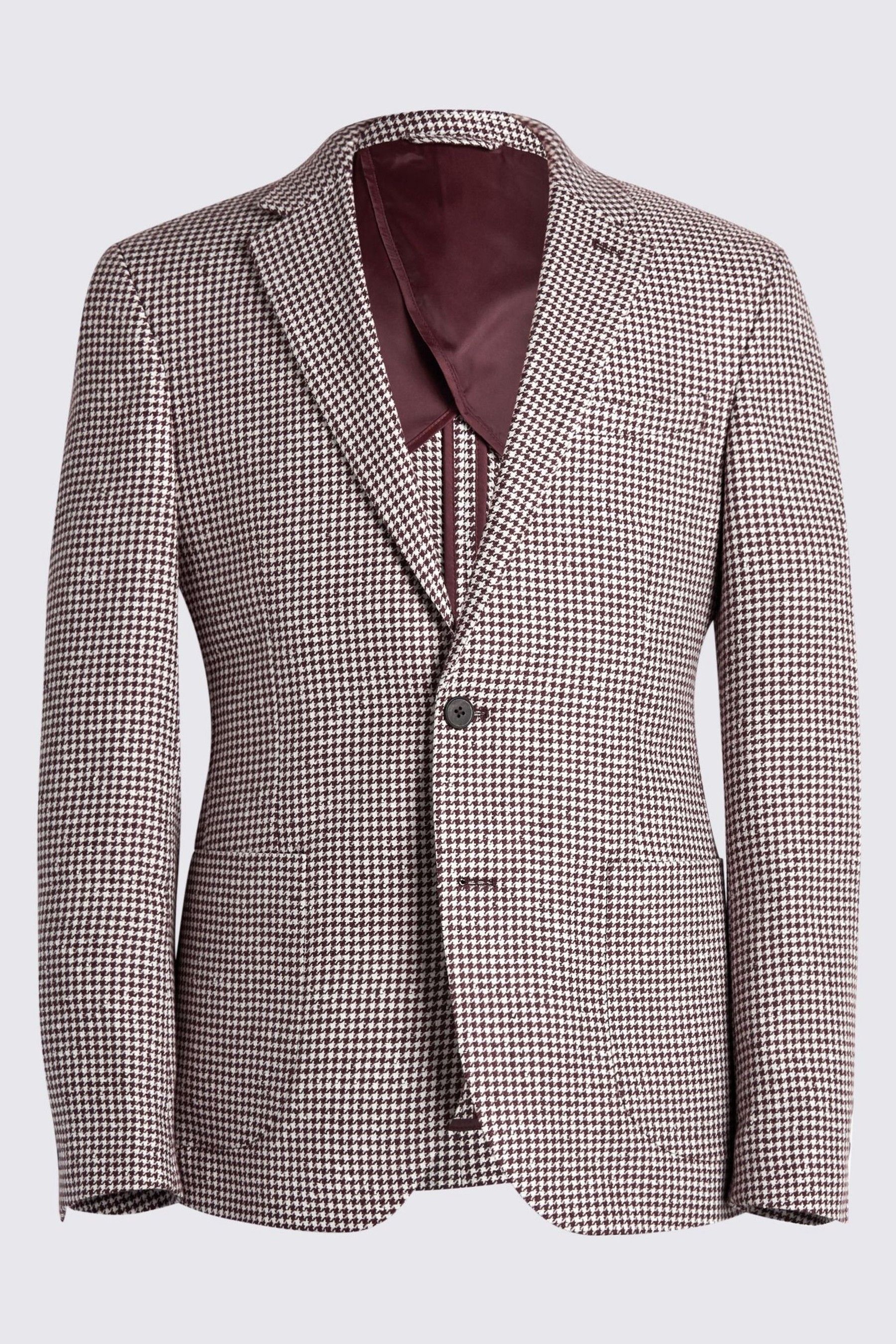 MOSS Tailored Fit Houndstooth Jacket - Image 6 of 6