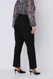 Evans Curve Black Straight Leg Jeans - Image 3 of 4