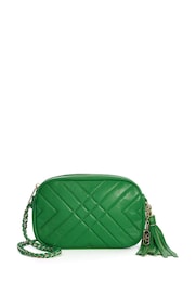 Dune London Green Chancery Small Leather Cross-Body Bag - Image 4 of 9