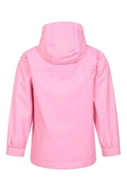 Mountain Warehouse Pink Kids Torrent Waterproof Jacket - Image 4 of 5