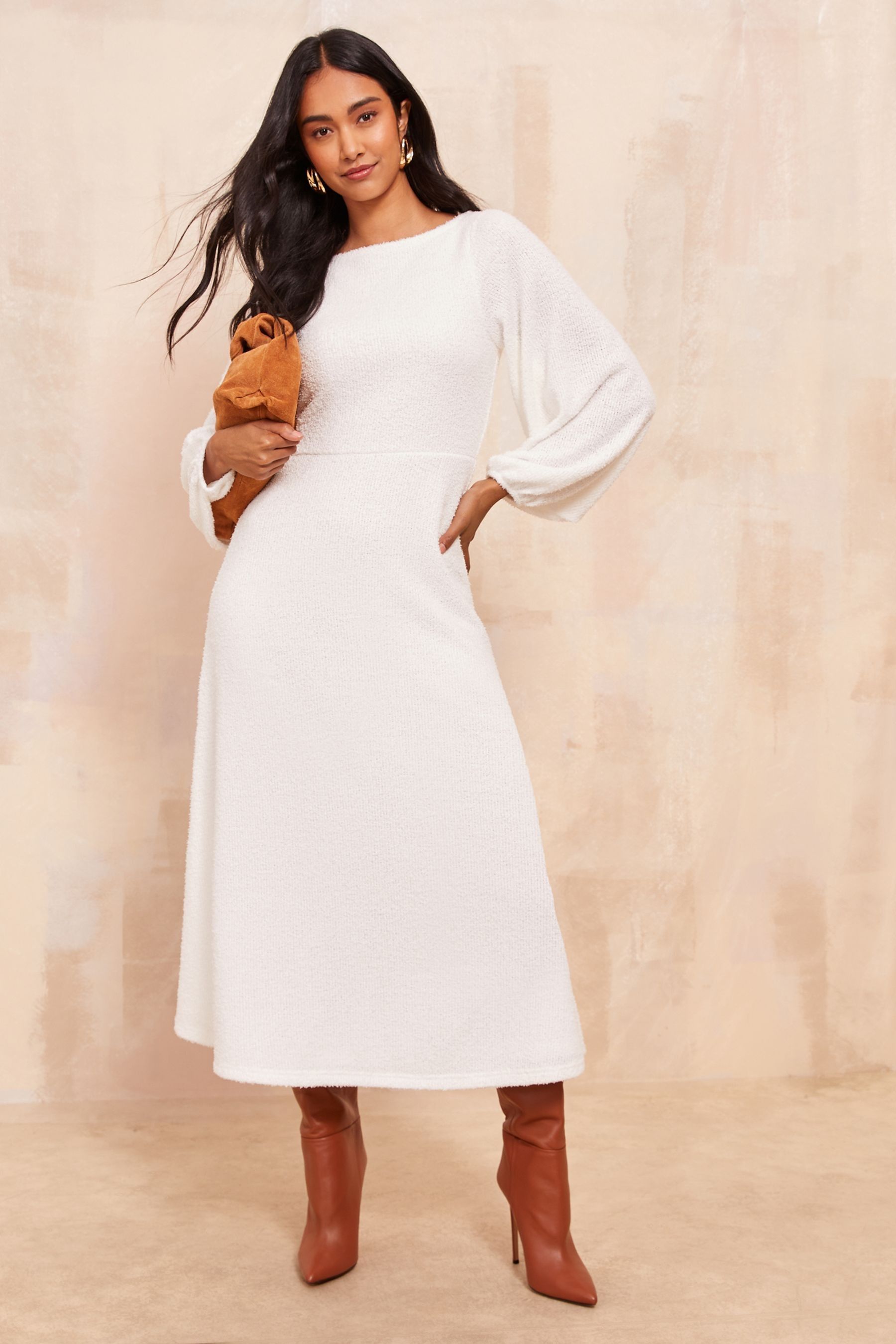 Batwing midi dress uk sale
