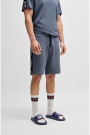 HUGO Tape Logo Jersey Shorts - Image 1 of 5