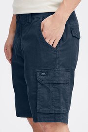 Blend Blue Stretch Cargo Shorts - Image 3 of 5