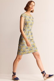 Boden Yellow Petite Florrie Jersey Dress - Image 4 of 5