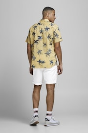 JACK & JONES White Slim Chino Shorts - Image 3 of 7