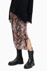 AllSaints Brown Tahoe Nora Skirt - Image 1 of 6