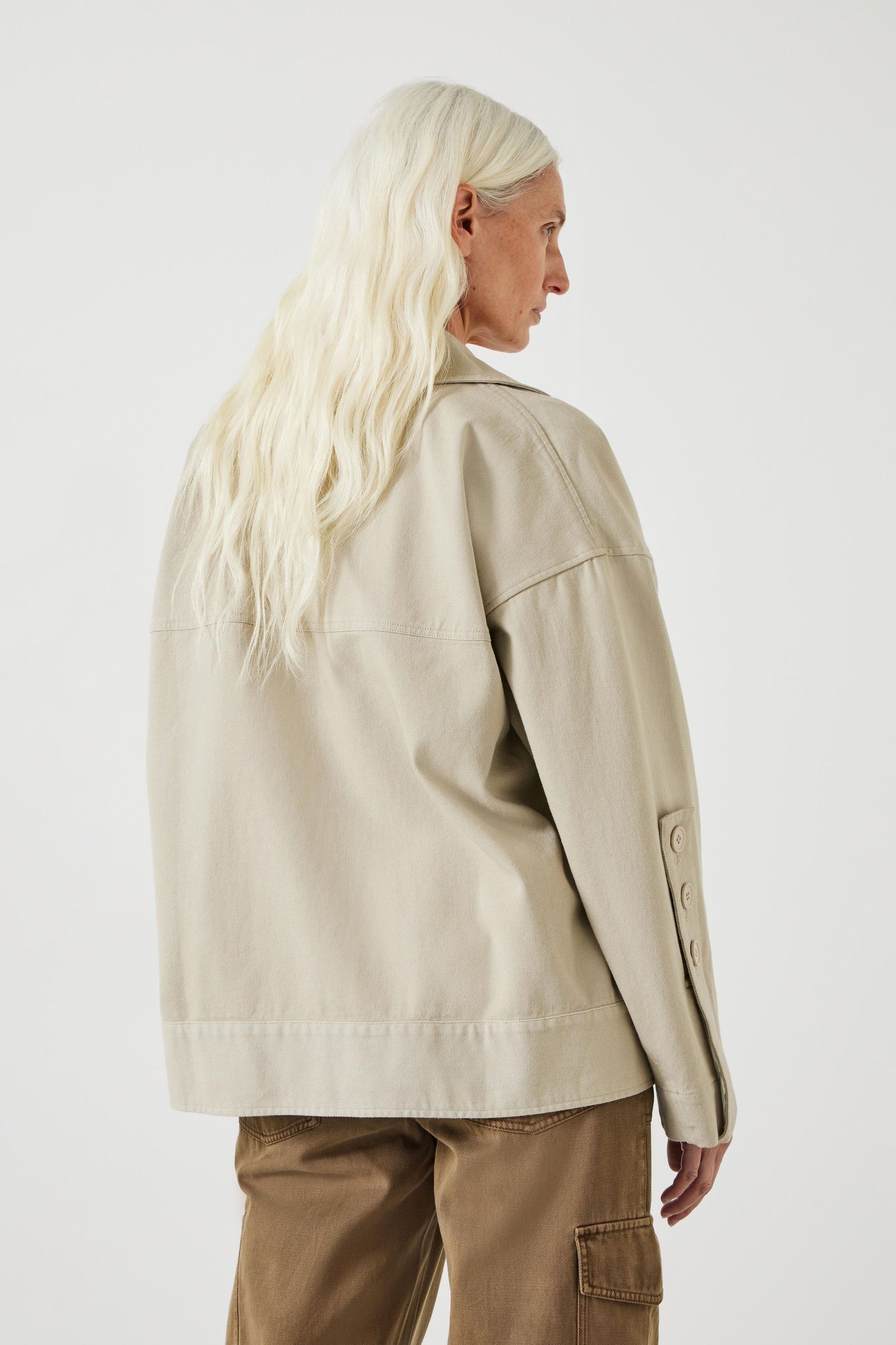 Buy Hush Natural Relaxed 100 Cotton Renee Jacket from Next Canada