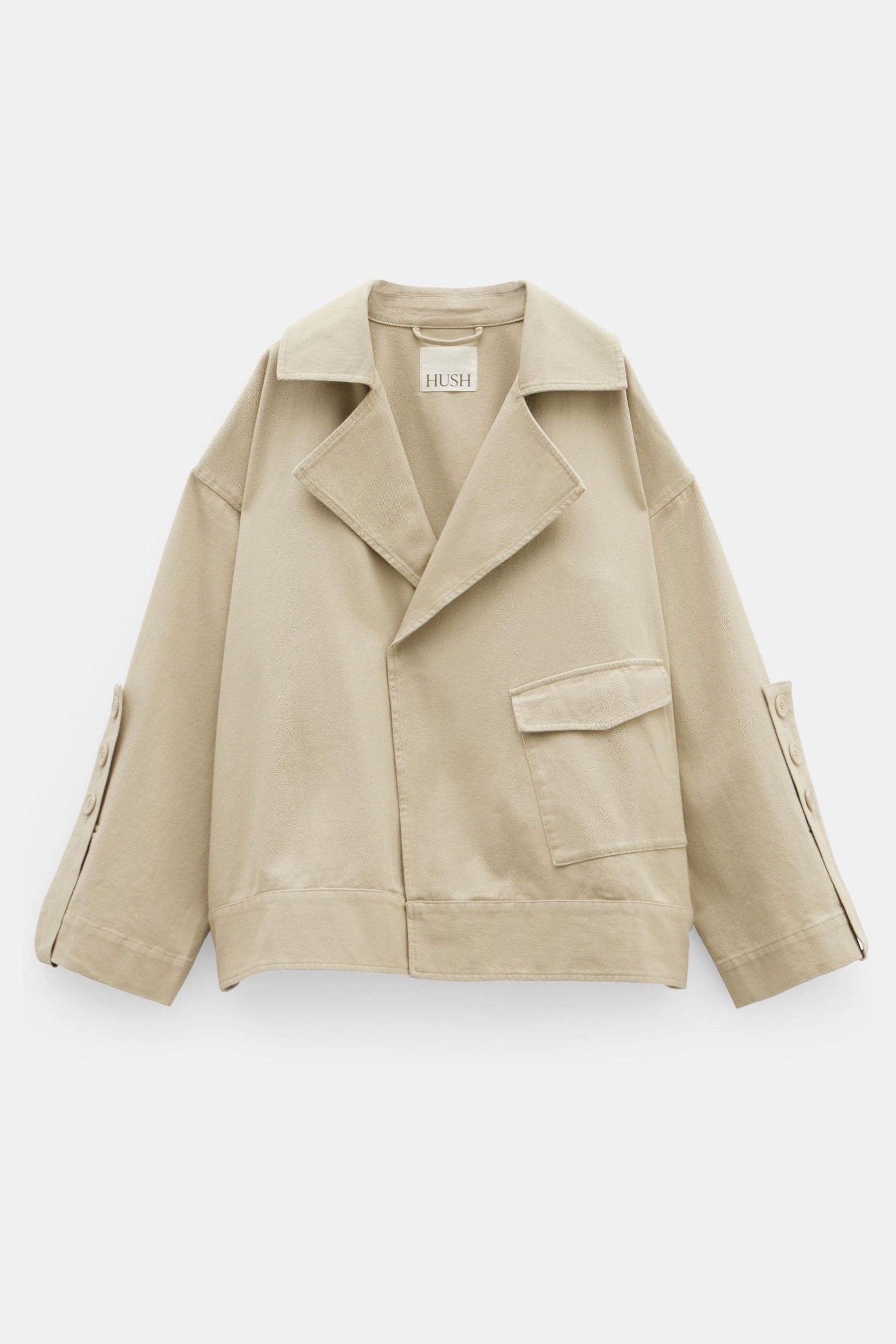 Vince cropped lapel jacket cheap