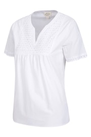 Mountain Warehouse White Womens Paris Embroidered Top - Image 4 of 4