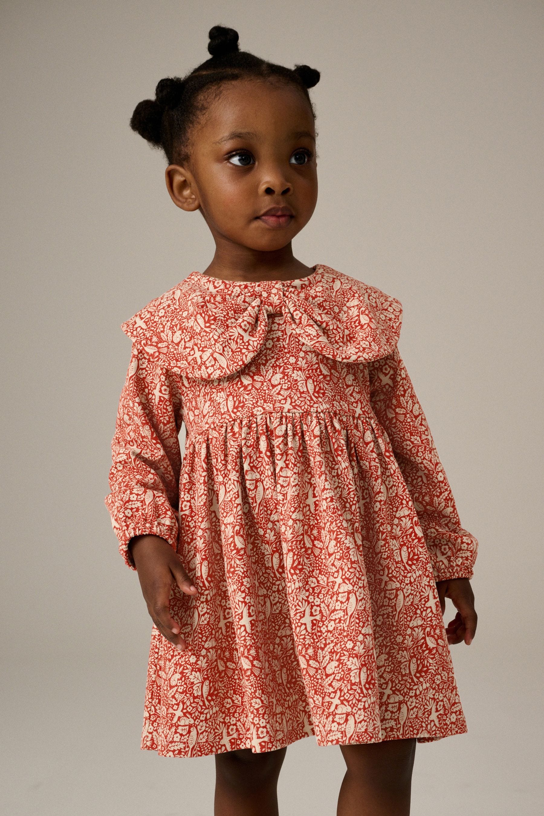 Red long frock online clearance