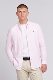 U.S. Polo Assn. Mens Peached Oxford Shirt - Image 1 of 6