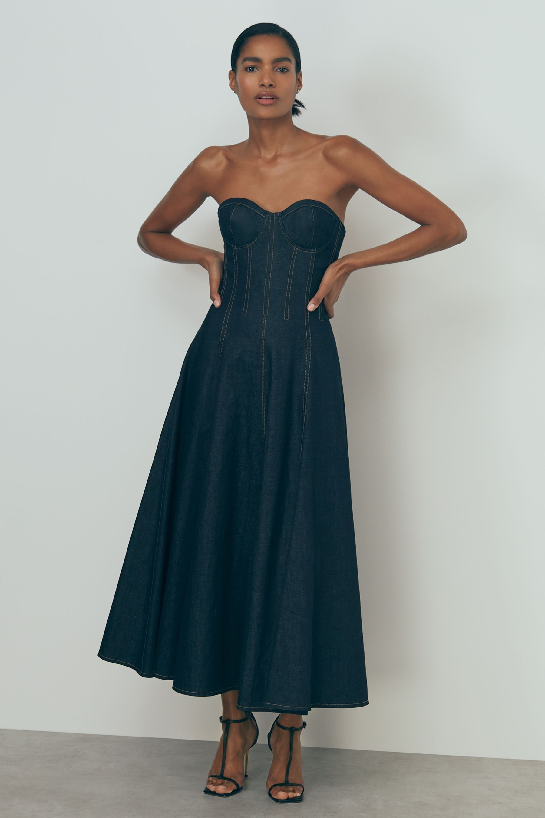 Blue dress reiss shop