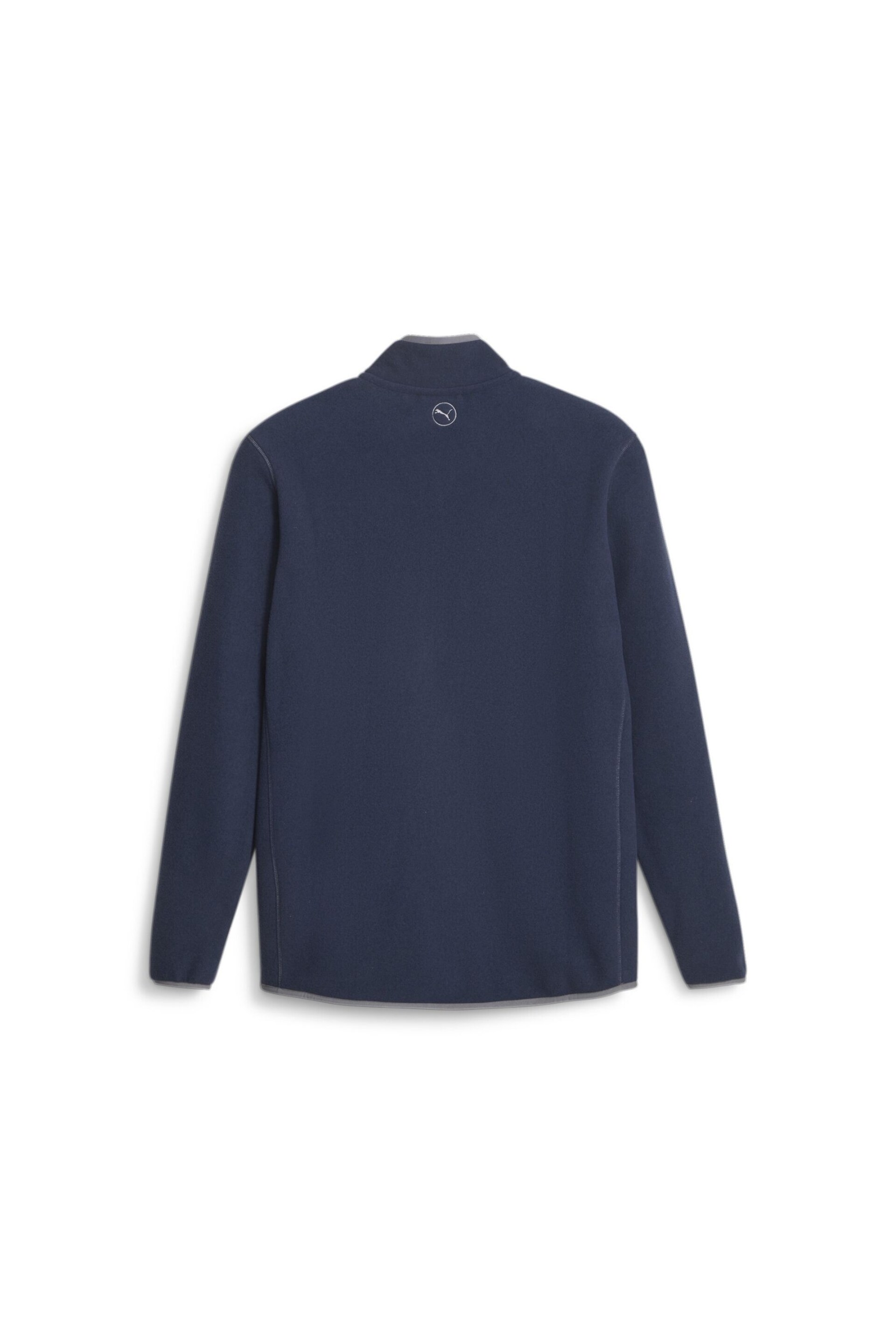 Puma Blue Mens Golf Quarter-zip Fleece Top - Image 2 of 2