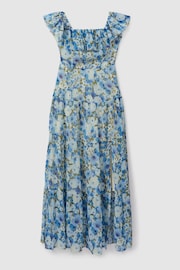 Paige Silk Georgette Floral Print Maxi Dress - Image 2 of 5