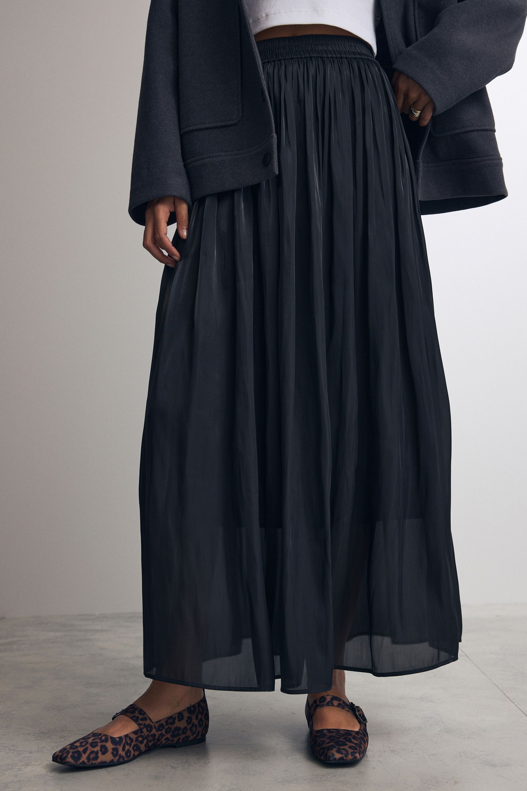 Pleated maxi skirt next outlet